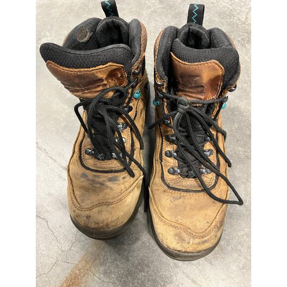 WOMENS SIZE 8 D RED WING SHOES ASTMF2413-18 WATERPROOF BOOTS STEEL TOE - Picture 4 of 6